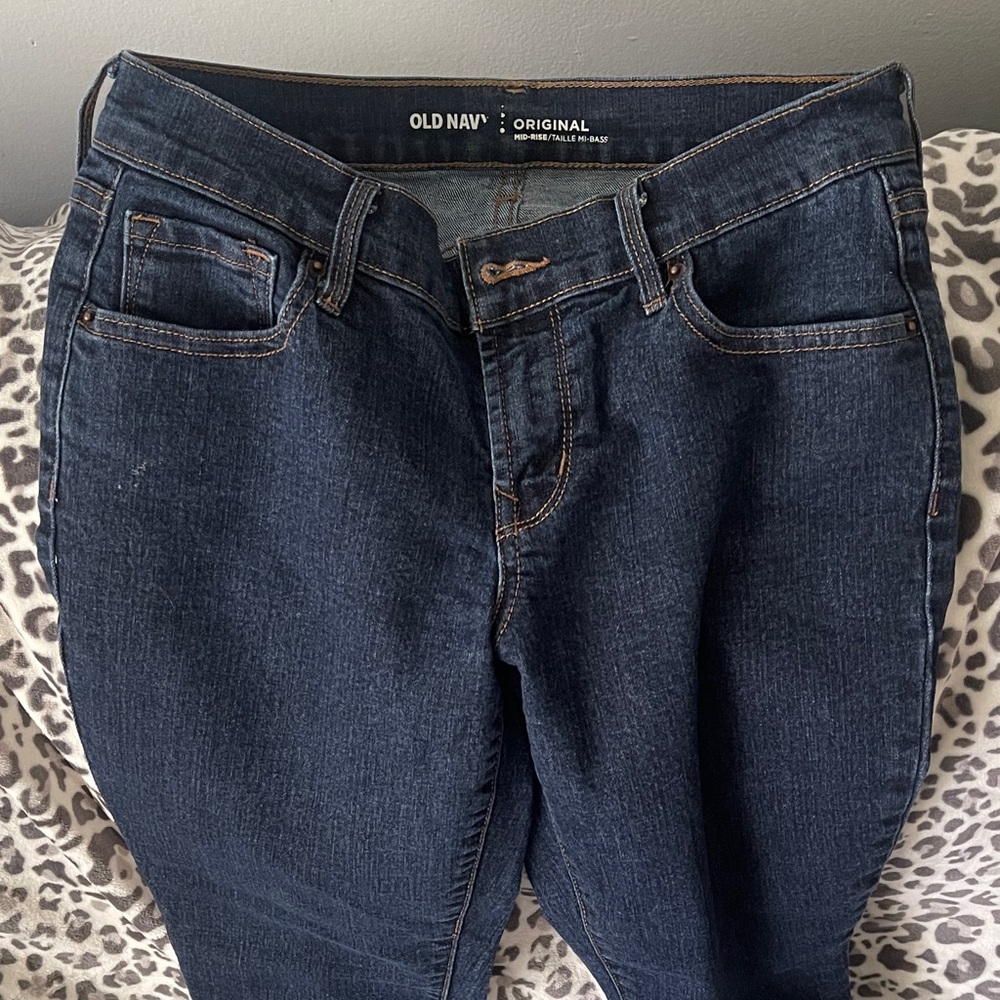 Old Navy Women's Dark Blue Skinny Jeans